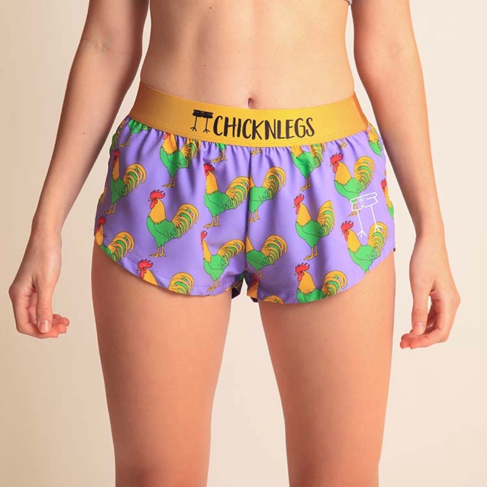 Chicknlegs Roosters 1.5” split shorts